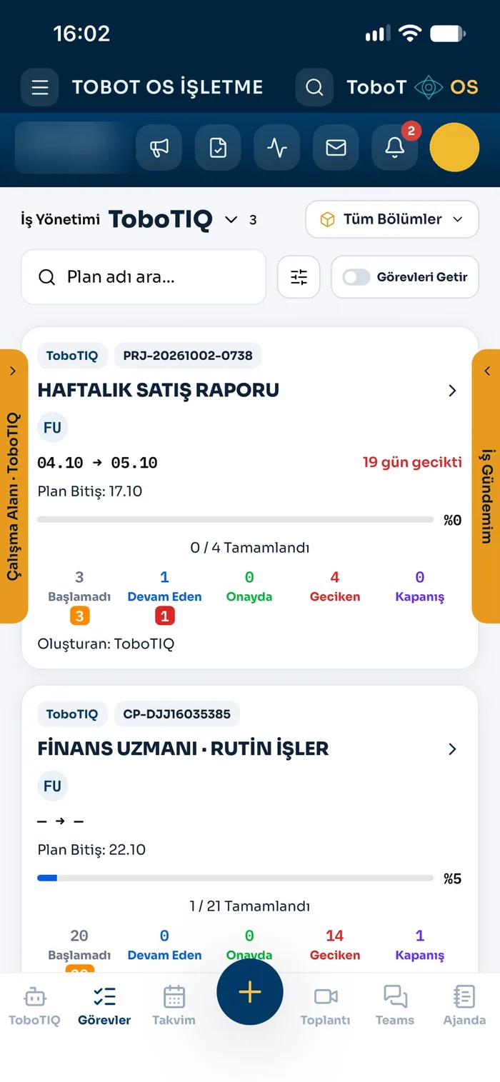 ToboT OS mobil